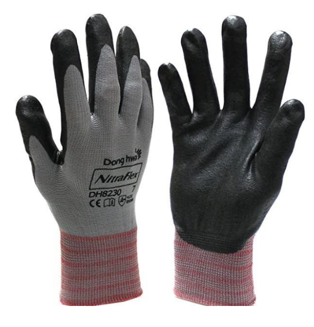 "NITRA FLEX"韓國灰黑色防滑防油手套 (12對/包)