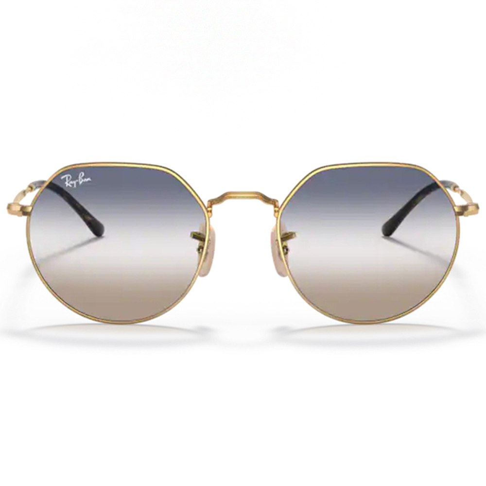 【RayBan】RB3565 001/GD-53mm 多邊框太陽眼鏡