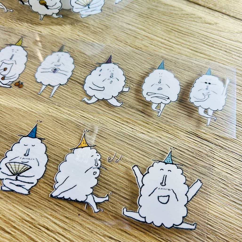 紙山洞．爆米花爺爺日常 5cm亮面PET膠帶 <整捲/分裝>