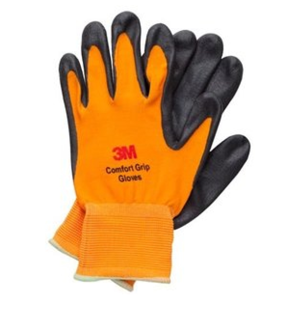 3M 舒適防滑手套-橙色(10對/包)