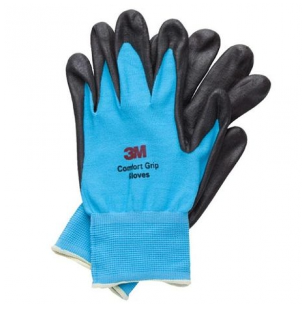 3M 舒適防滑手套-藍色-(10對/包)