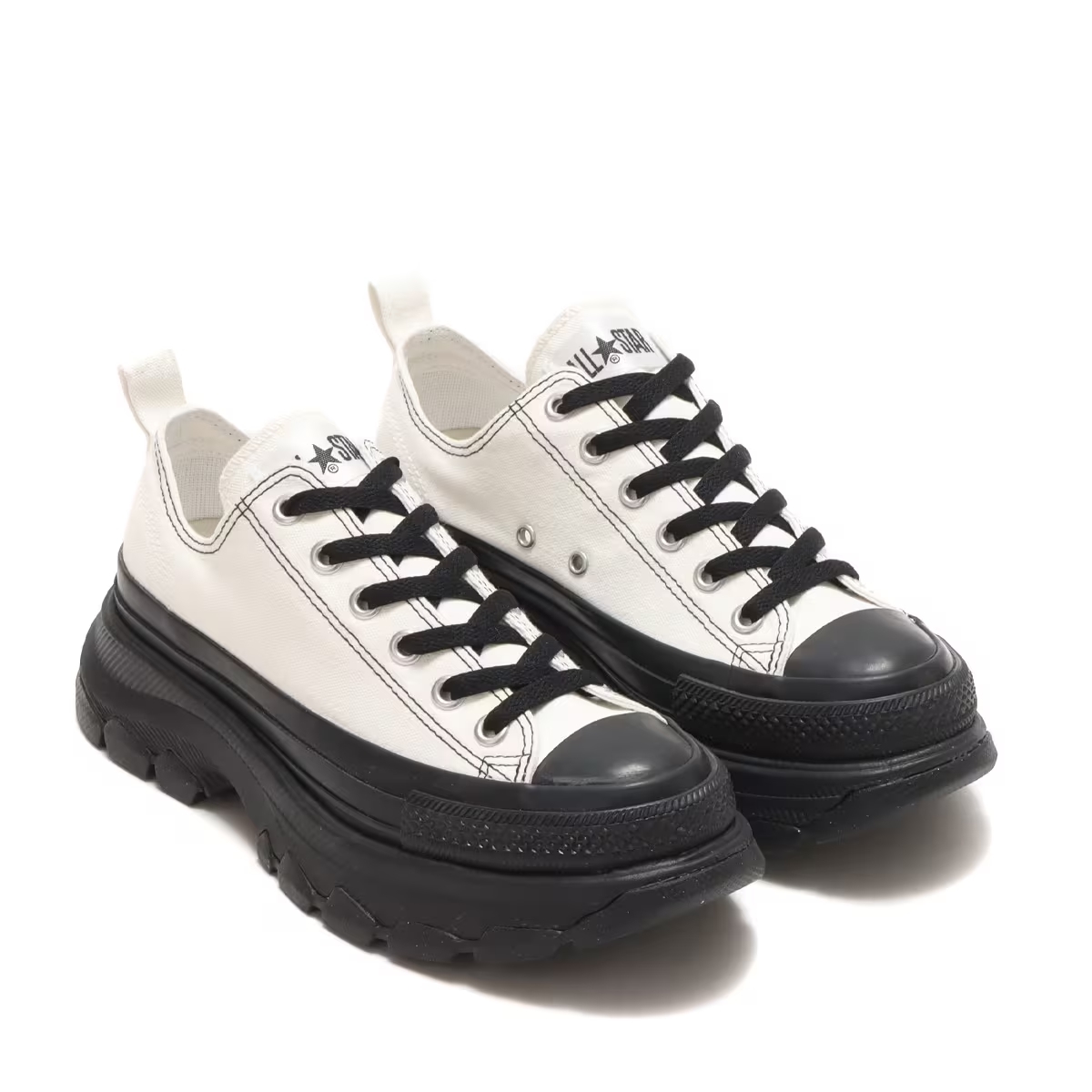 Converse All Star Trekwave OX 日本限定 熊貓 黑色 白色 厚底 帆布鞋 31309830