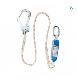 3M PROTECTA FIRST 2米安全扣連大勾單繩(有減震)-[1390370]