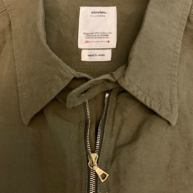 最後價格 LAST PRICE SALE: VISVIM OVERPASS SHIRT P.O (COTTON/LINEN) - OLIVE SIZE 2 IN STOCK NOW (現貨發售中)