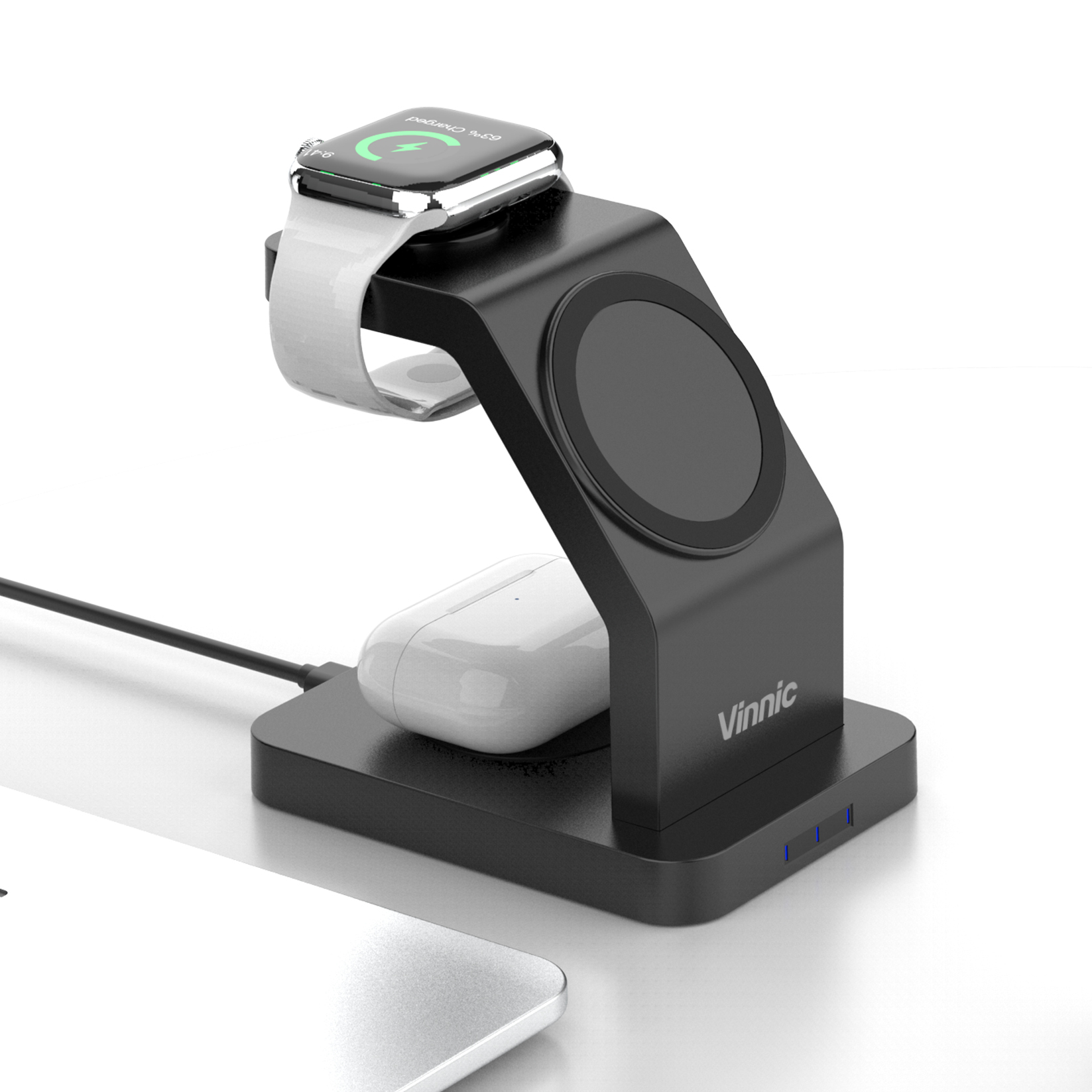Vinnic Magsafe 3-in-1 磁吸式 無線充電座