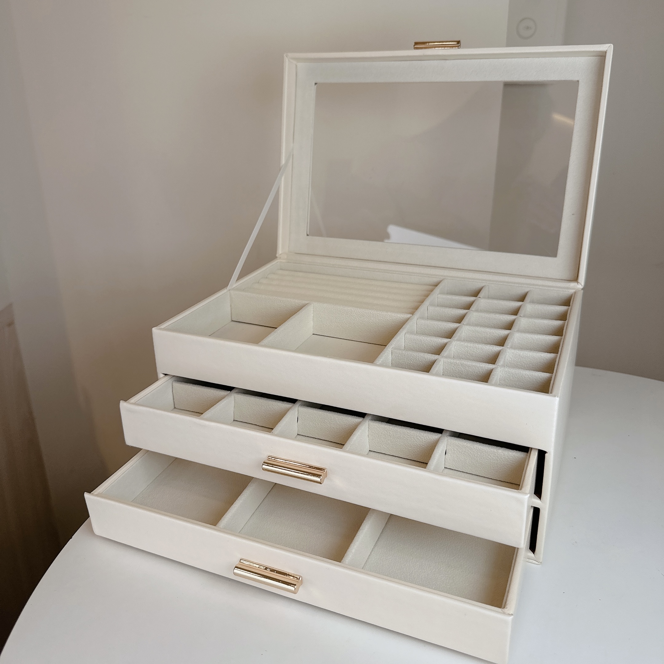 高雅．大款三層珠寶盒