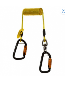 3M 工具防墮配件系列-彈力工具繩配2個自動鎖緊鋁扣(5磅)-[1500159]