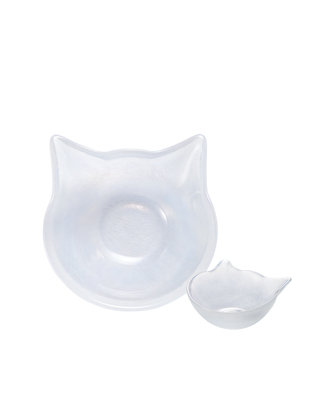 Coconeco 貓兒輪廓小碗 白色｜石塚硝子