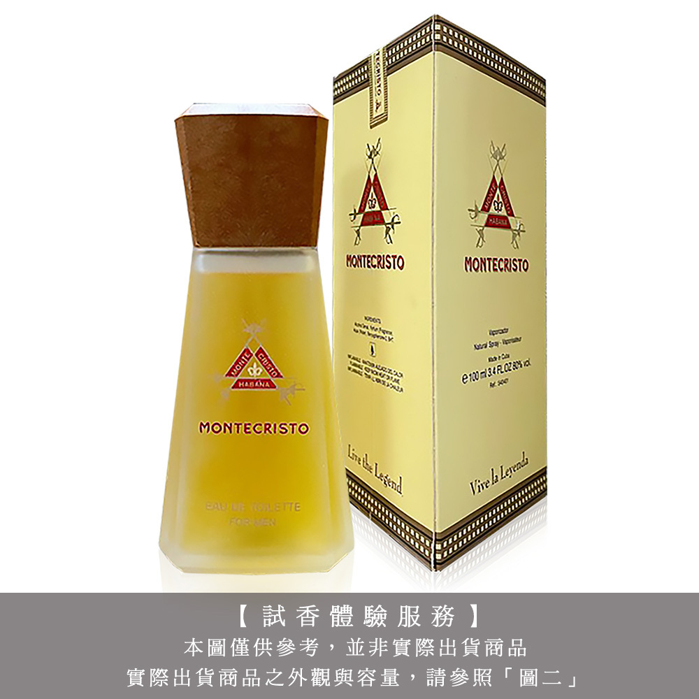 【試香體驗服務】Montecristo 蒙地卡羅 by Monte Cristo for Men 菸草男性淡香水 (煙草)  試香
