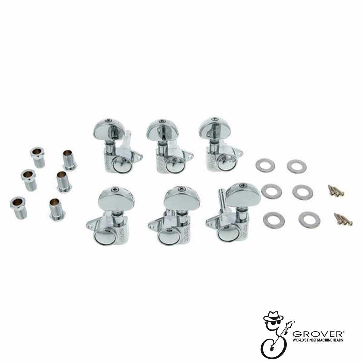 Grover Tuners 90度 銀色 電吉他/木吉他 弦鈕