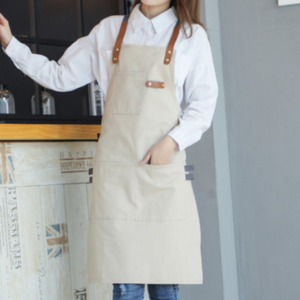 韓系咖啡點心店工作圍裙