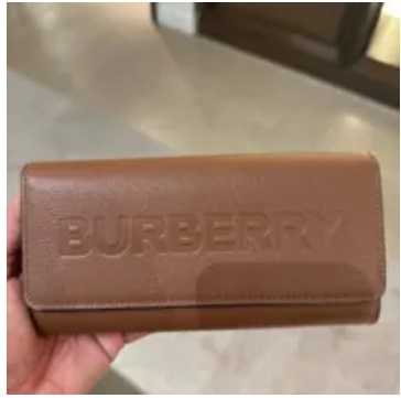 [S] BURBERRY LS PORTER FLAP LONG WALLET,TAN, 80528351-TAN (SB40)
