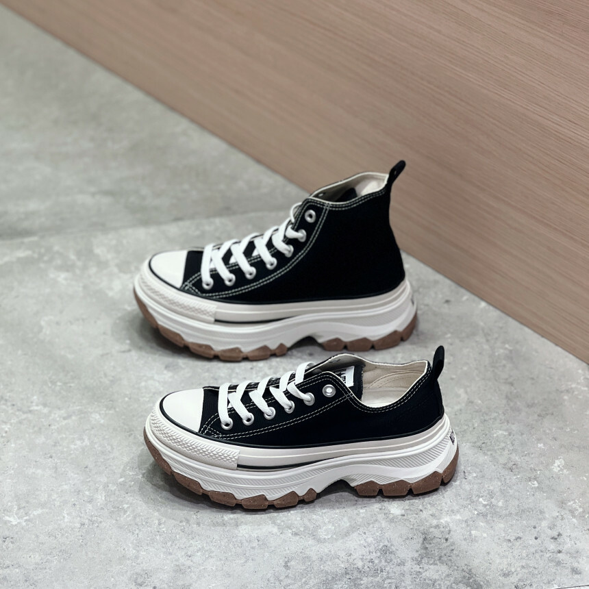 Converse All Star Trekwave OX 日本限定 焦糖 黑色 低筒 高筒 厚底 帆布鞋 31310070 31310080