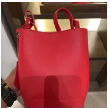 [S] BURBERRY HAYMARKET COLOUR CHECK SM LORNE BUCKET CROSSBODY,RED, 80528531-RED (SB45)