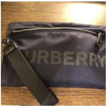 [S] BURBERRY LS POUCH,NAVY BLUE, 80528411-NAVY BLUE (SB47)