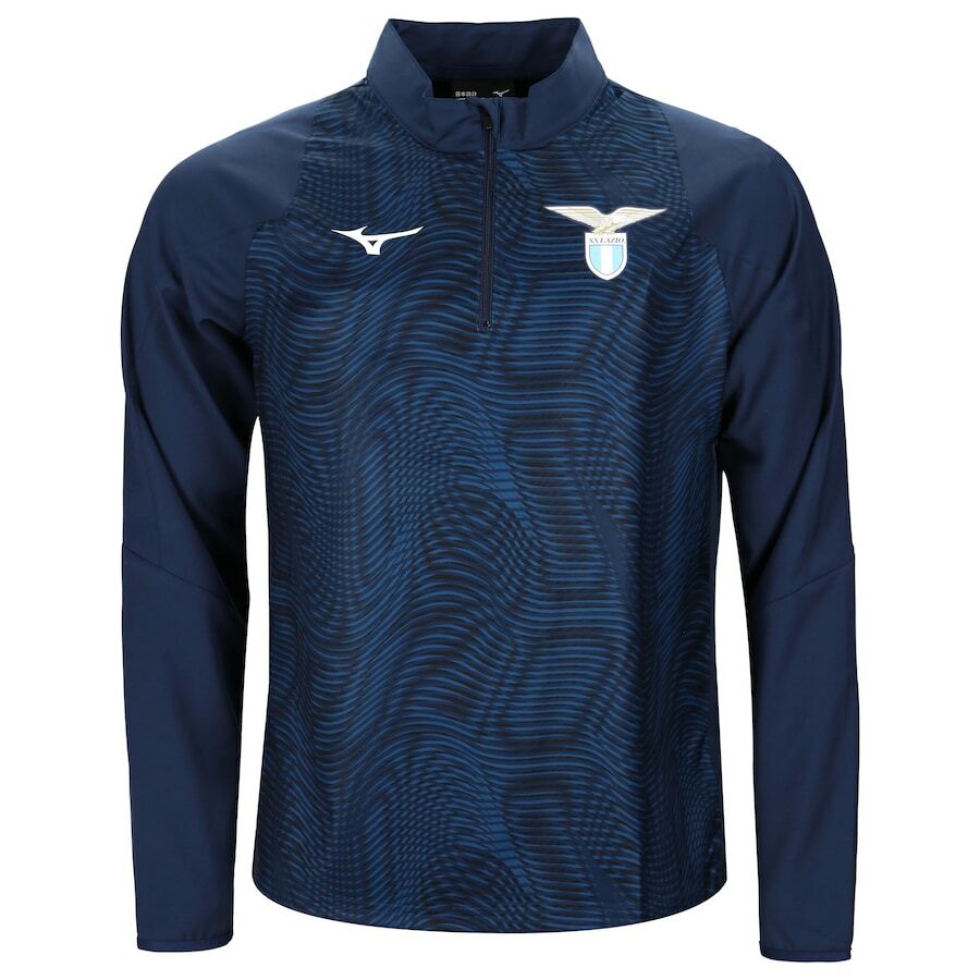 2023 SS Lazio Pre Match 1/4 Zip Top - Navy