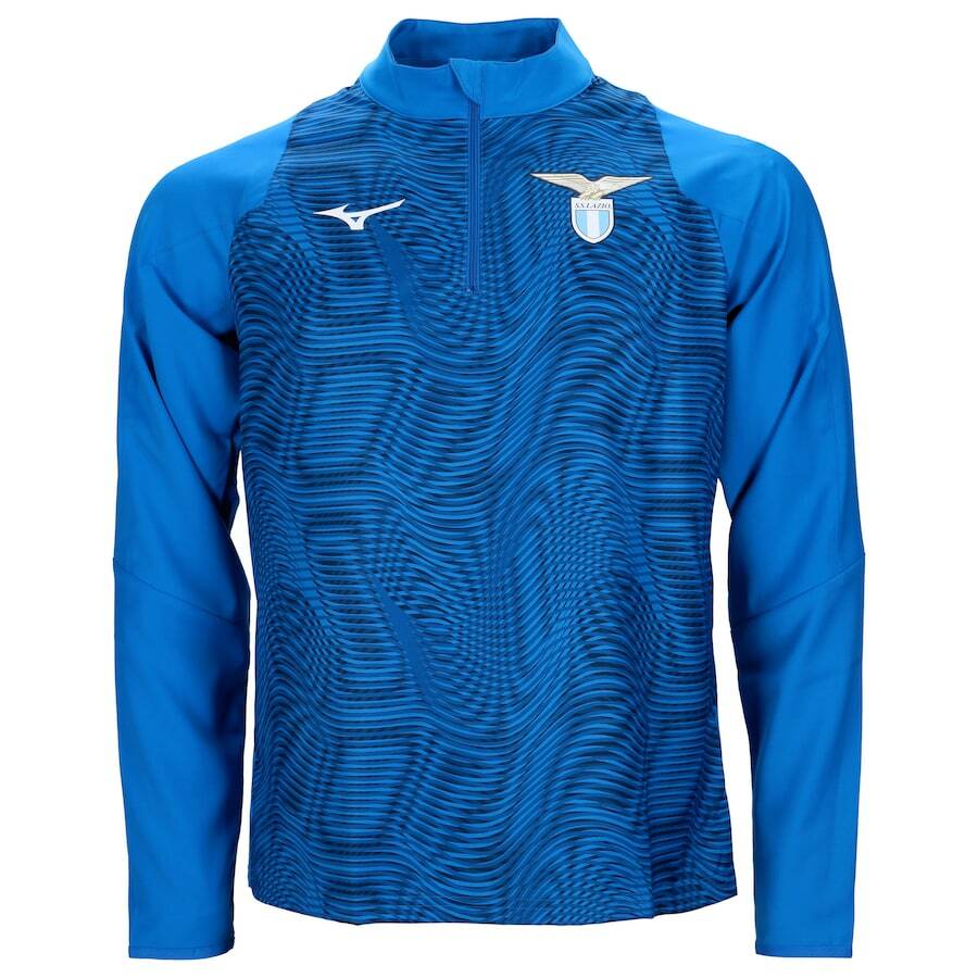 2023 SS Lazio Pre Match 1/4 Zip Top - Blue