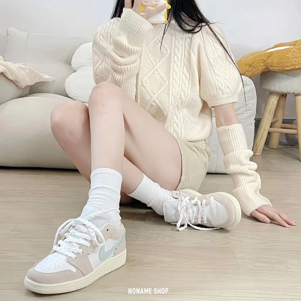 NIKE AIR JORDAN 1 SE 奶油底 草莓冰淇淋 (GS/大童)