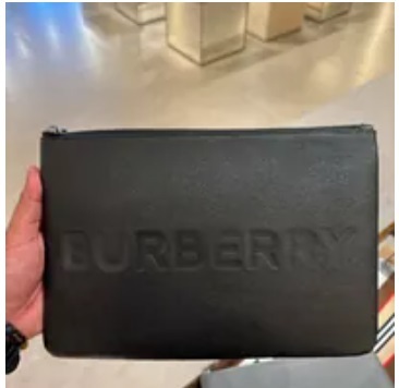 [S] BURBERRY MS SM POUCH,BLACK, 80528831-BLACK (SB49)