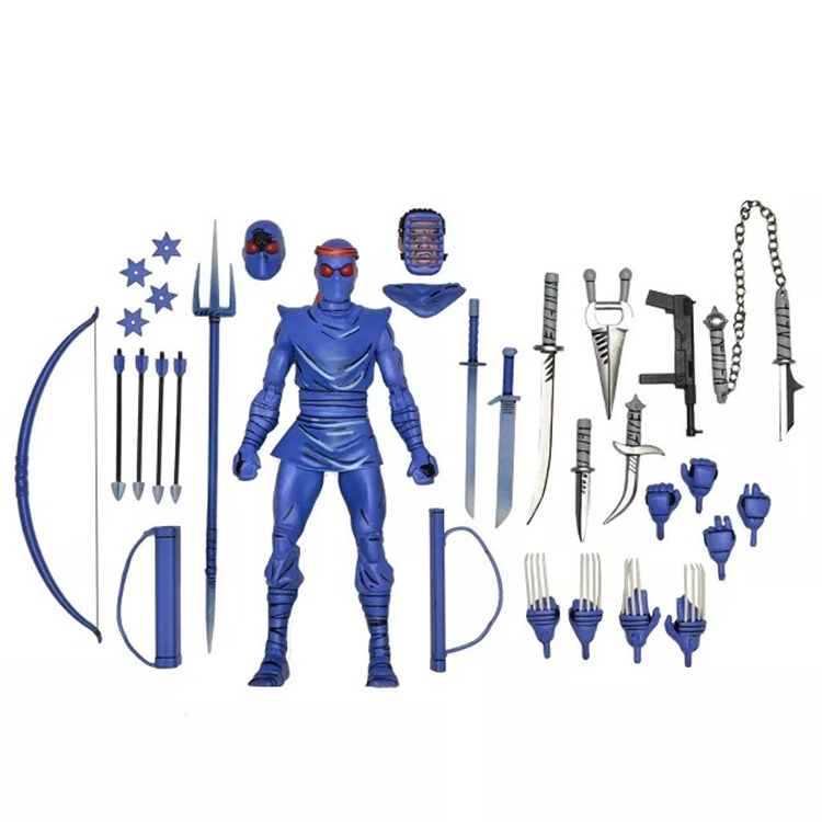 忍者龜 Mirage Comics 7吋 腳族忍者 可動公仔