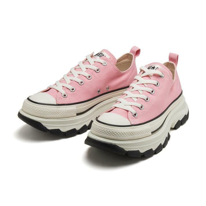 Converse All Star Trekwave OX 日本限定 粉色 紅色 低筒 厚底 增高 帆布鞋 31309862 31309866