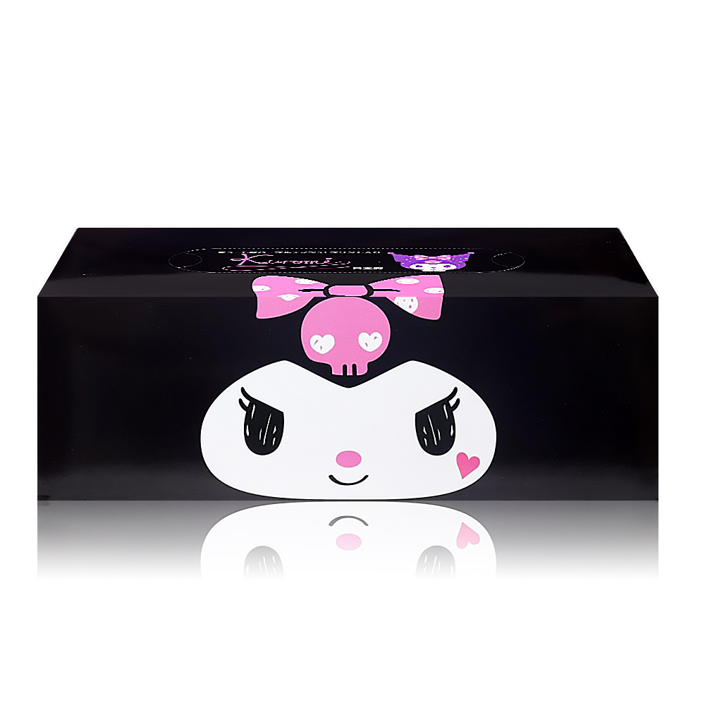 日本Kuromi 卡通印花盒裝面紙150抽