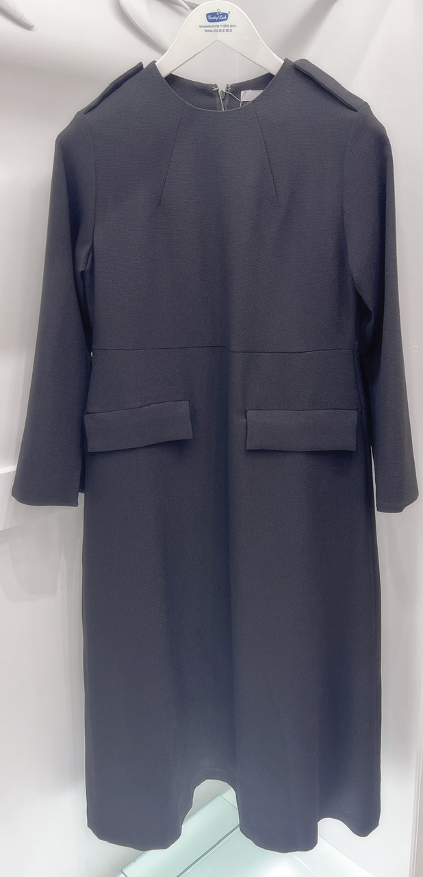 高腰散袖設計款洋裝