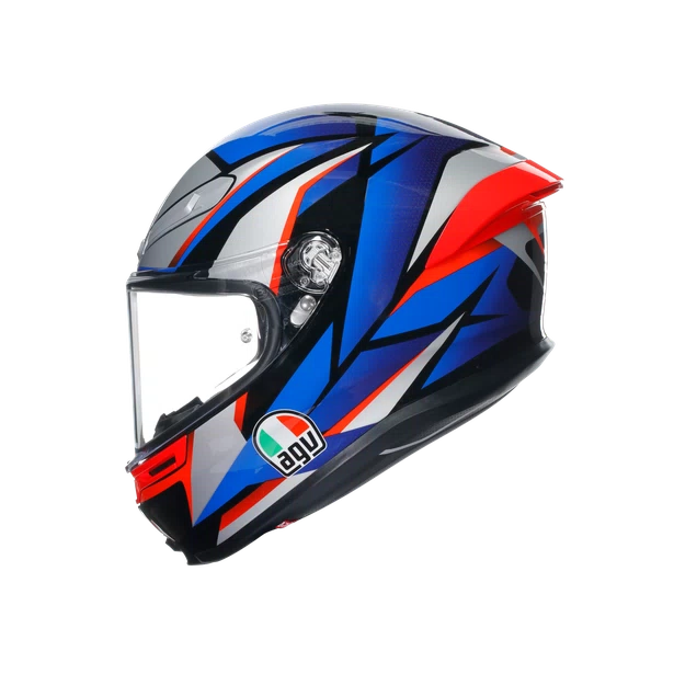 AGV K6 S SLASHCUT 彩繪 黑藍紅 全罩 K6S