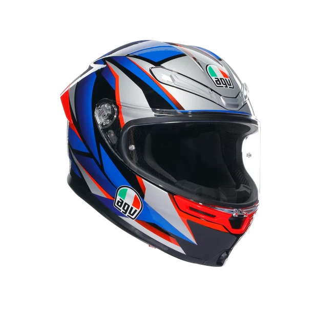 AGV K6 S SLASHCUT 彩繪 黑藍紅 全罩 K6S