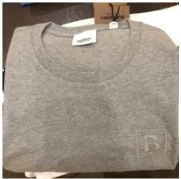 [S] BURBERRY JENSON S/S TEE,GREY MELANGE, 80695361002-GREY MELANGE (SB55)