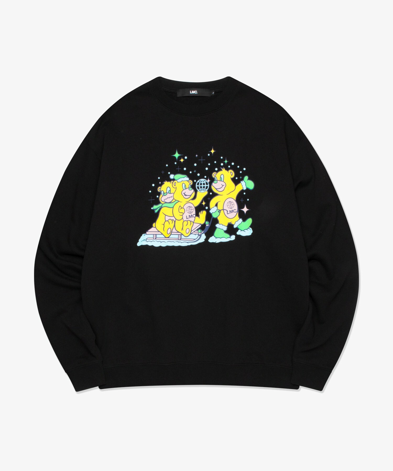 【LMC】 SLEIGH RIDING BEARS SWEATSHIRT LMC SLEIGH RIDING BEARS SWEATSHIRT 韓國品牌衛衣大學T