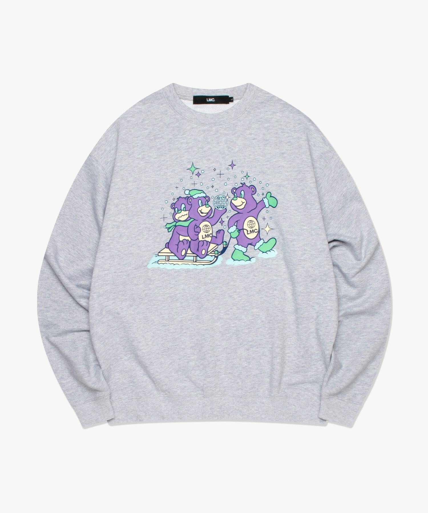 【LMC】 SLEIGH RIDING BEARS SWEATSHIRT LMC SLEIGH RIDING BEARS SWEATSHIRT 韓國品牌衛衣大學T