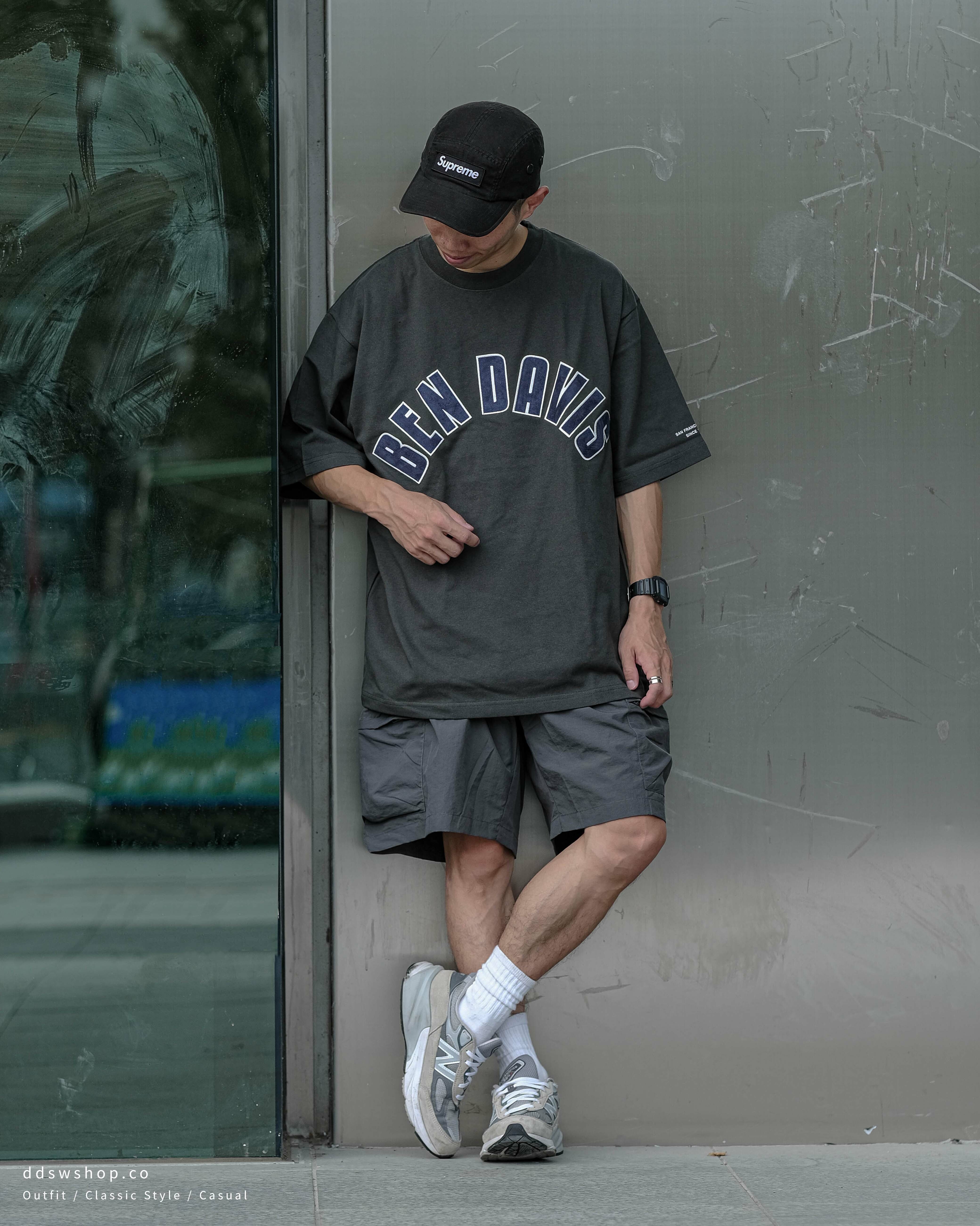 Ben Davis 短袖 日本直送 拱形字母大Logo短踢 碳黑色 綠色 紅咖色