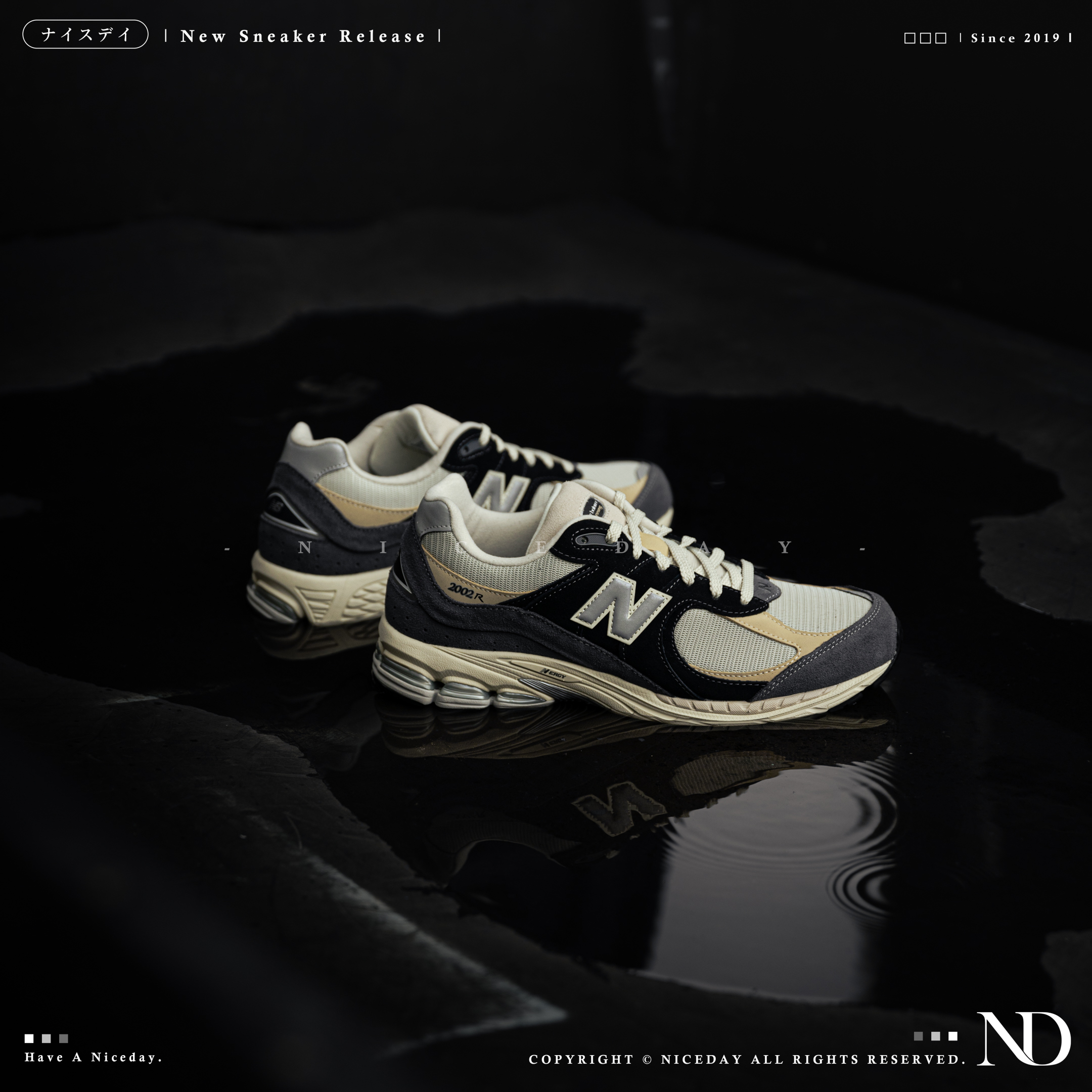 NICEDAY 現貨 New Balance NB 2002R 奶油白灰 灰 銀 黑 男女尺寸 M2002RSH