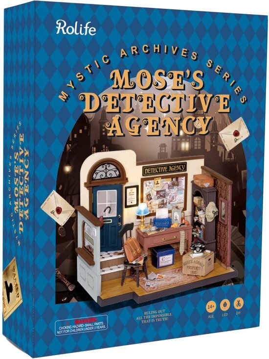 《 Robotime 》  立體組裝模型 莫斯的偵探社 ROB11823