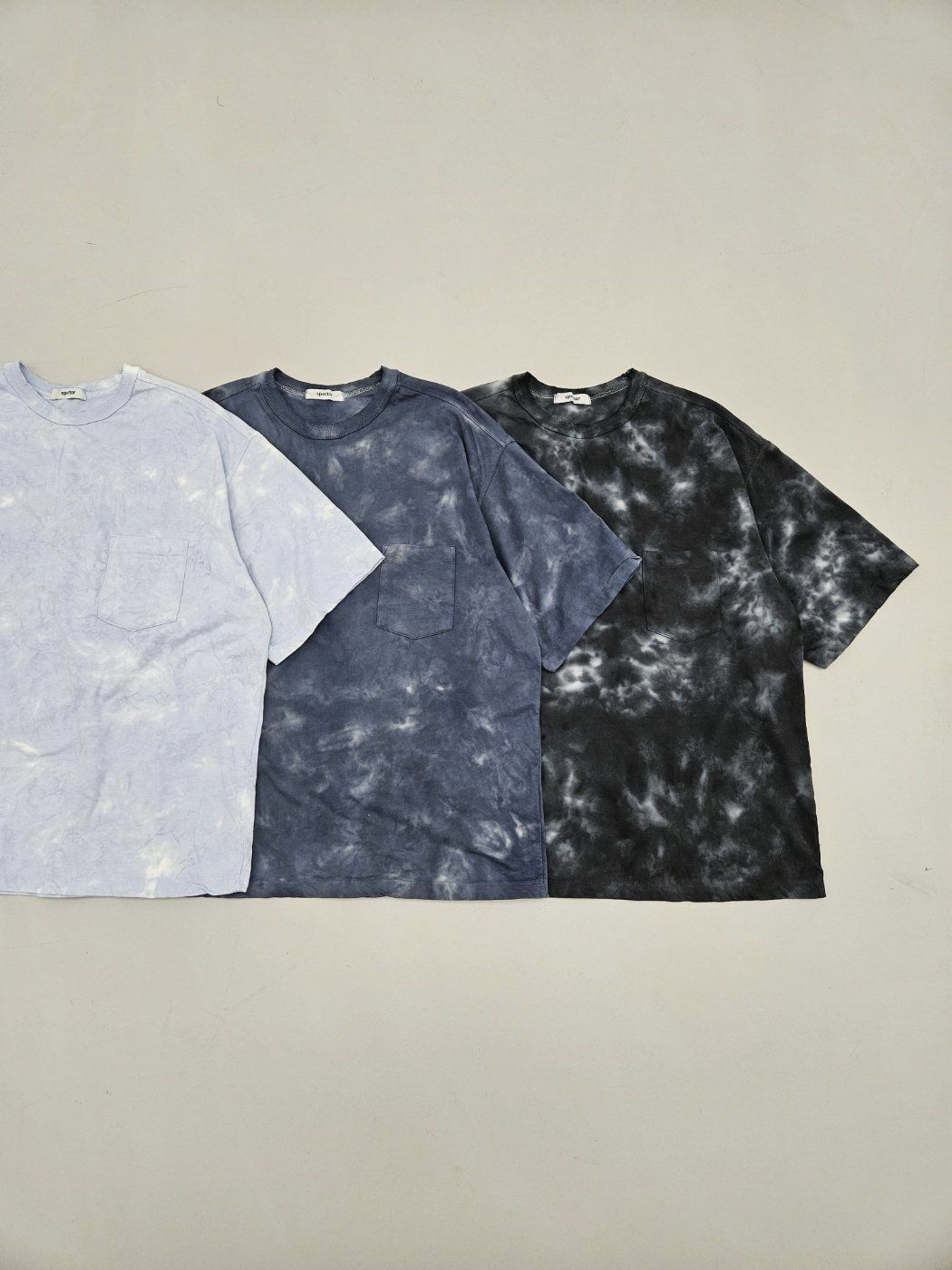 紮染袋口短袖Tee SPECTOR-004T