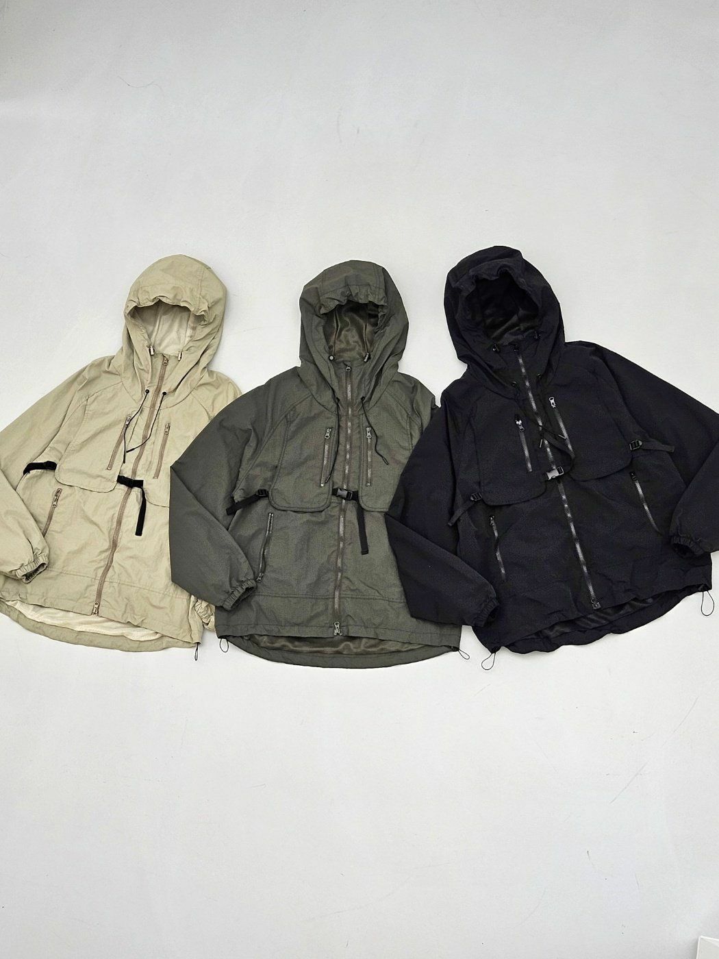 淨色連帽拉鍊外套 SPECTOR-006JK