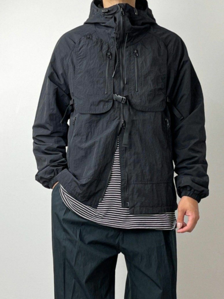 淨色連帽拉鍊外套 SPECTOR-006JK