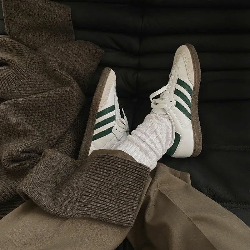 Adidas Originals Samba OG White & Green 白綠 休閒鞋 IG1024