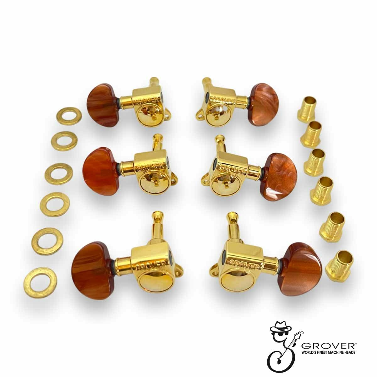 Grover Tuners 金色 45度 電吉他/木吉他 弦鈕