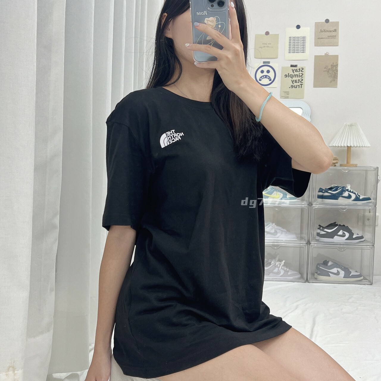 #現貨 韓國限定 THE NORTH FACE 北臉 小LOGO短踢 (NT7UP41A)