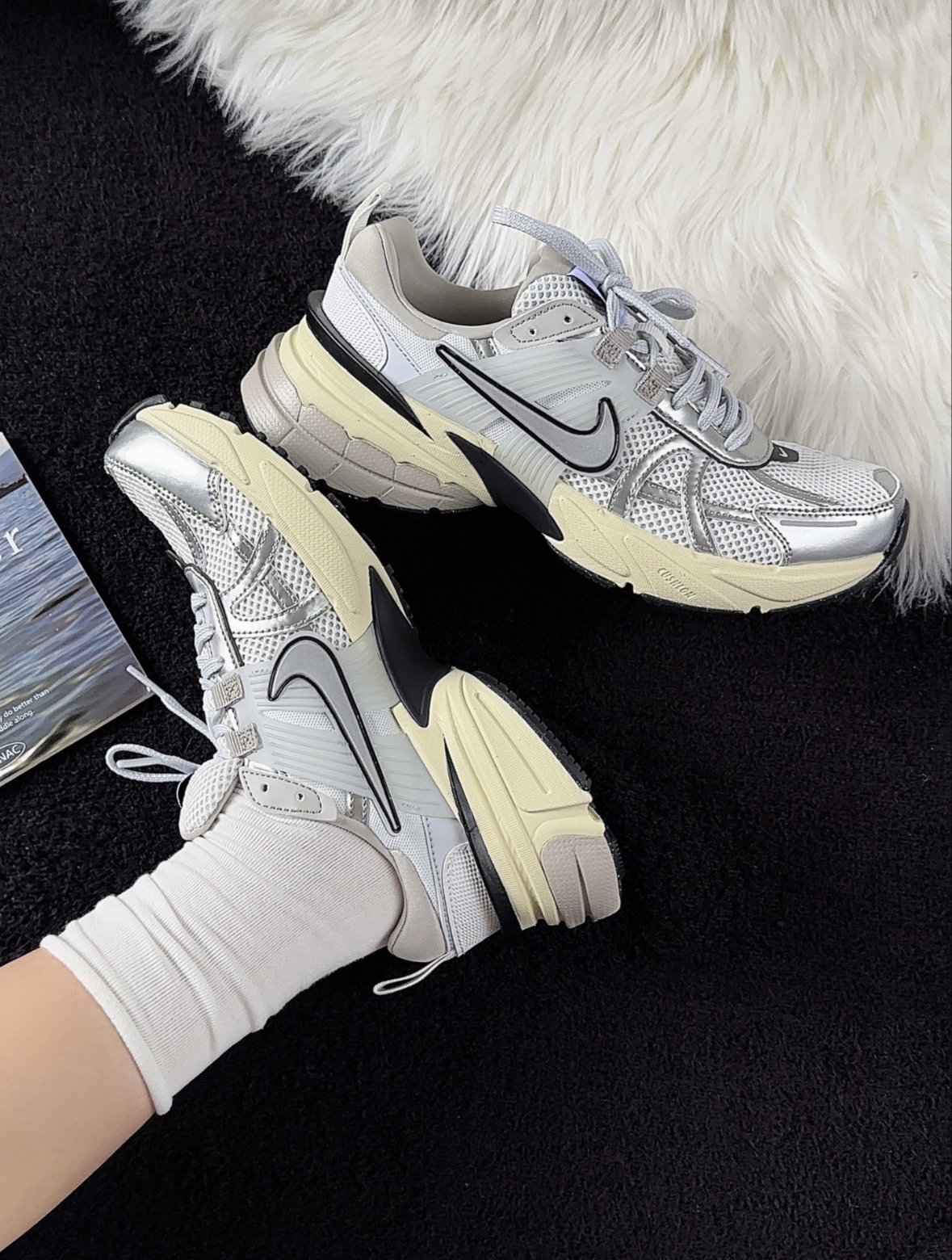 NIKE V2K Run Runtekk 白銀 銀 灰銀 奶油底 Y2K 慢跑鞋 運動 FD0736-100/預購