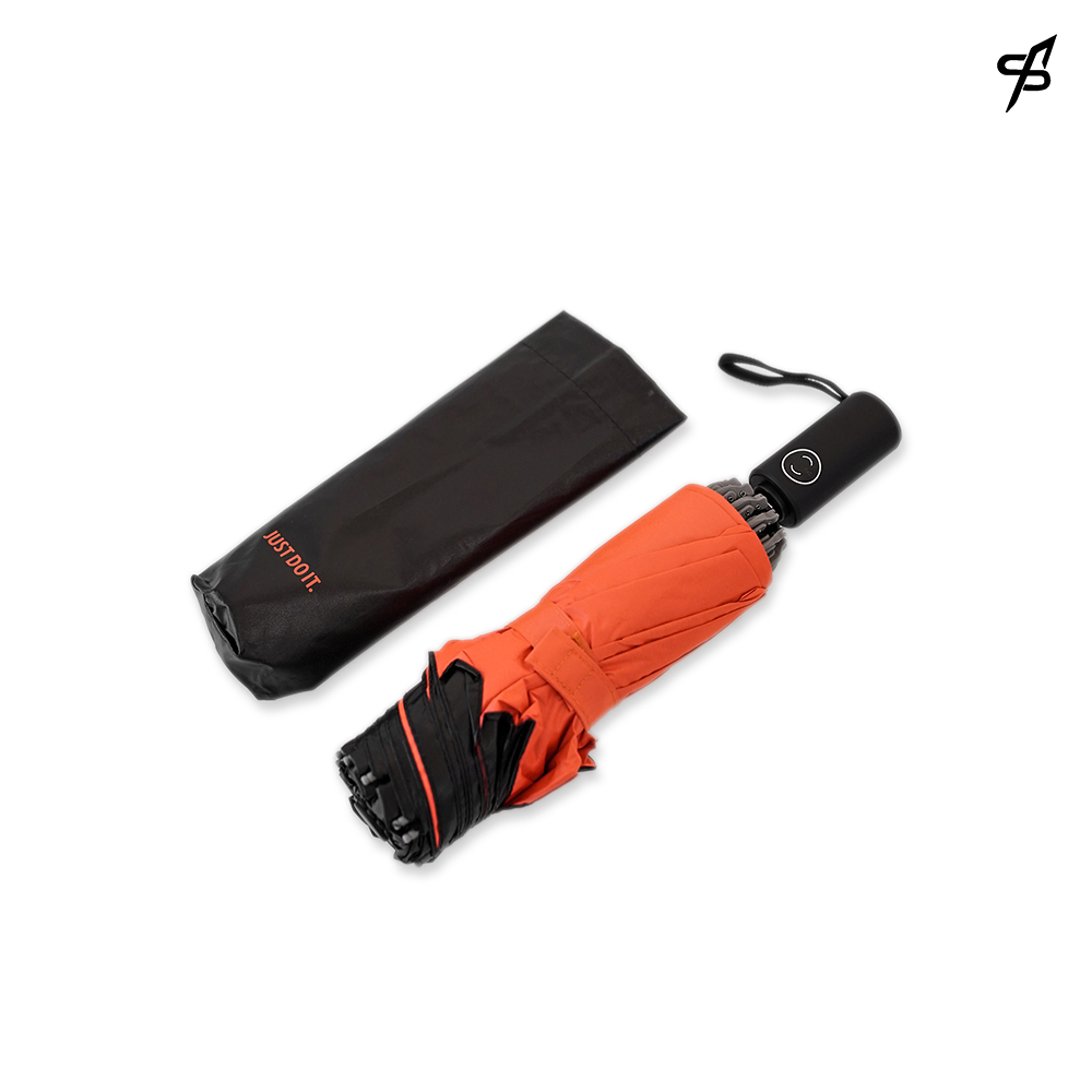 Nike Just Do It  自動摺疊傘 雨傘 橘色