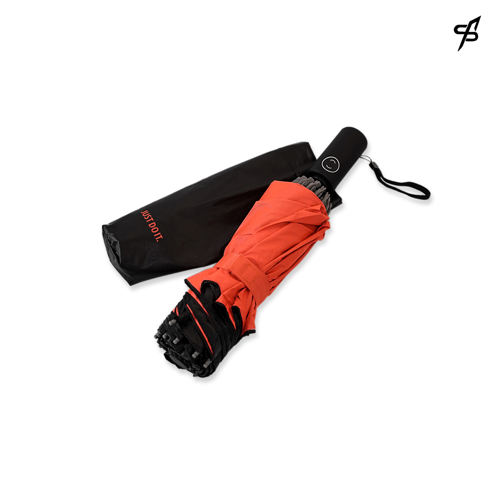 Nike Just Do It  自動摺疊傘 雨傘 橘色