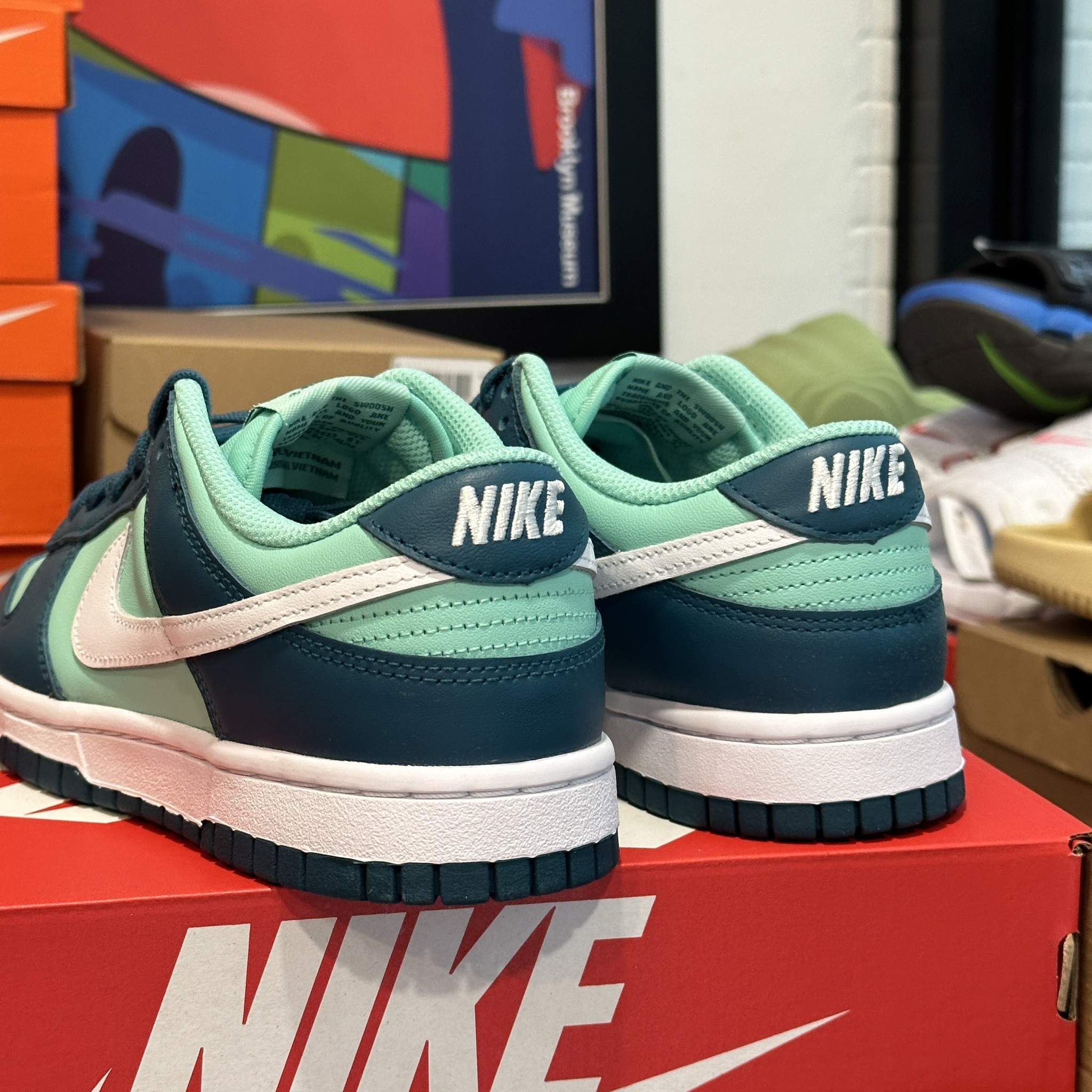 Nike Dunk Low Geode Teal 女薄荷綠潮流低筒休閒鞋DD1503-3