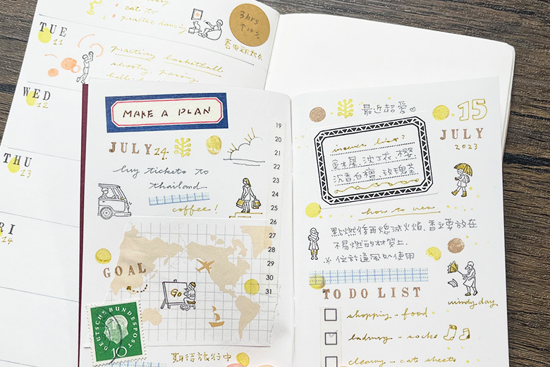 ＋lab 自由裁剪便箋捲：多種圖案 新款加入！