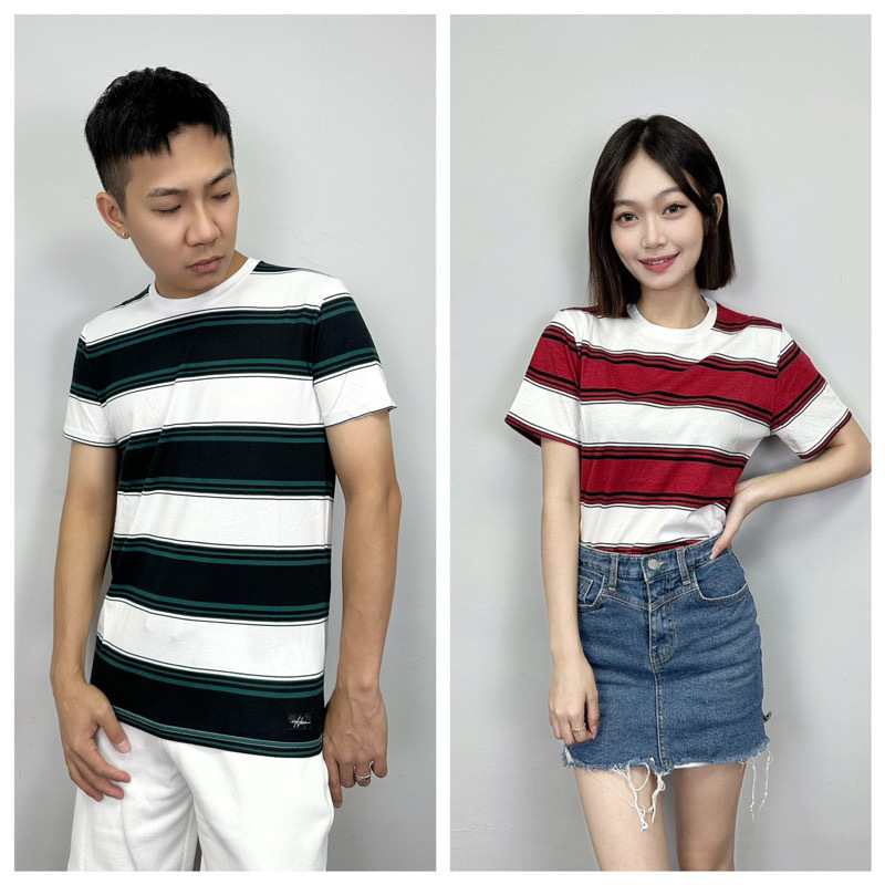 Hollister 海鷗 橫條紋 短袖上衣 短T
