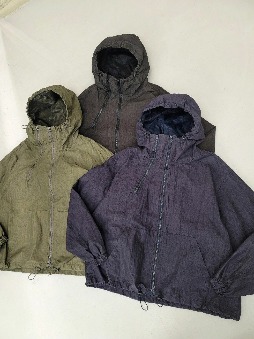 淨色連帽拉鍊外套 SPECTOR-011JK