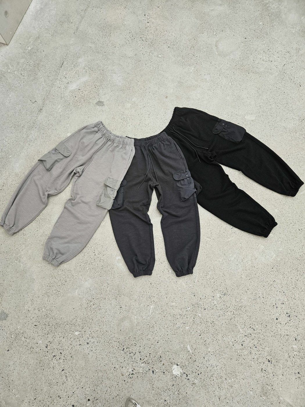 淨色鬆身束腳工裝褲 SPECTOR-014P