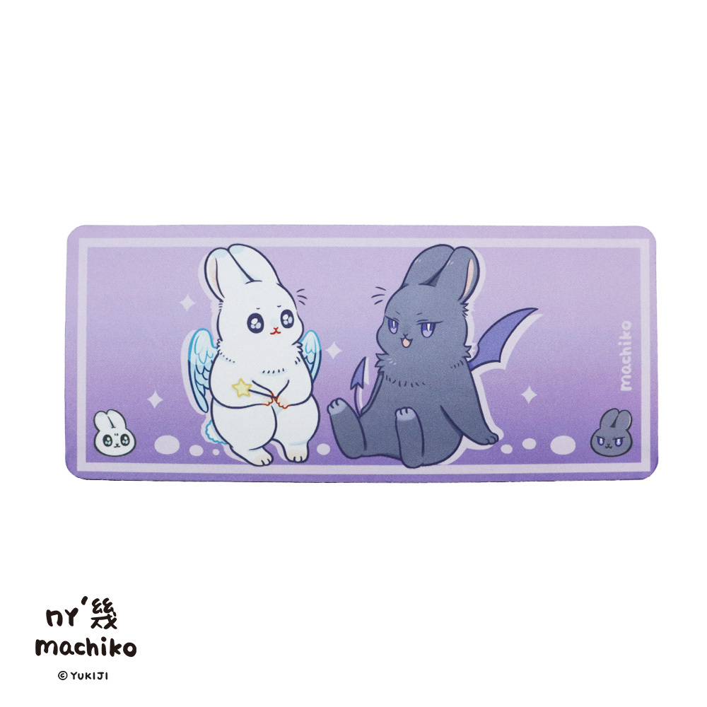 ㄇㄚˊ幾兔-天使＆惡魔兔滑鼠墊